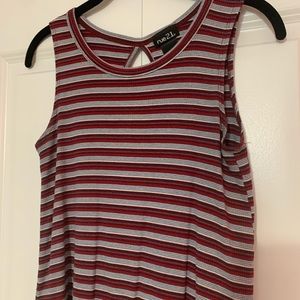 Float open-back tank top